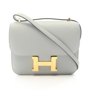 Hermes Constance 3 Mini Blue Glacier Shoulder Bag/Handbag, Veau Epsom Leather...